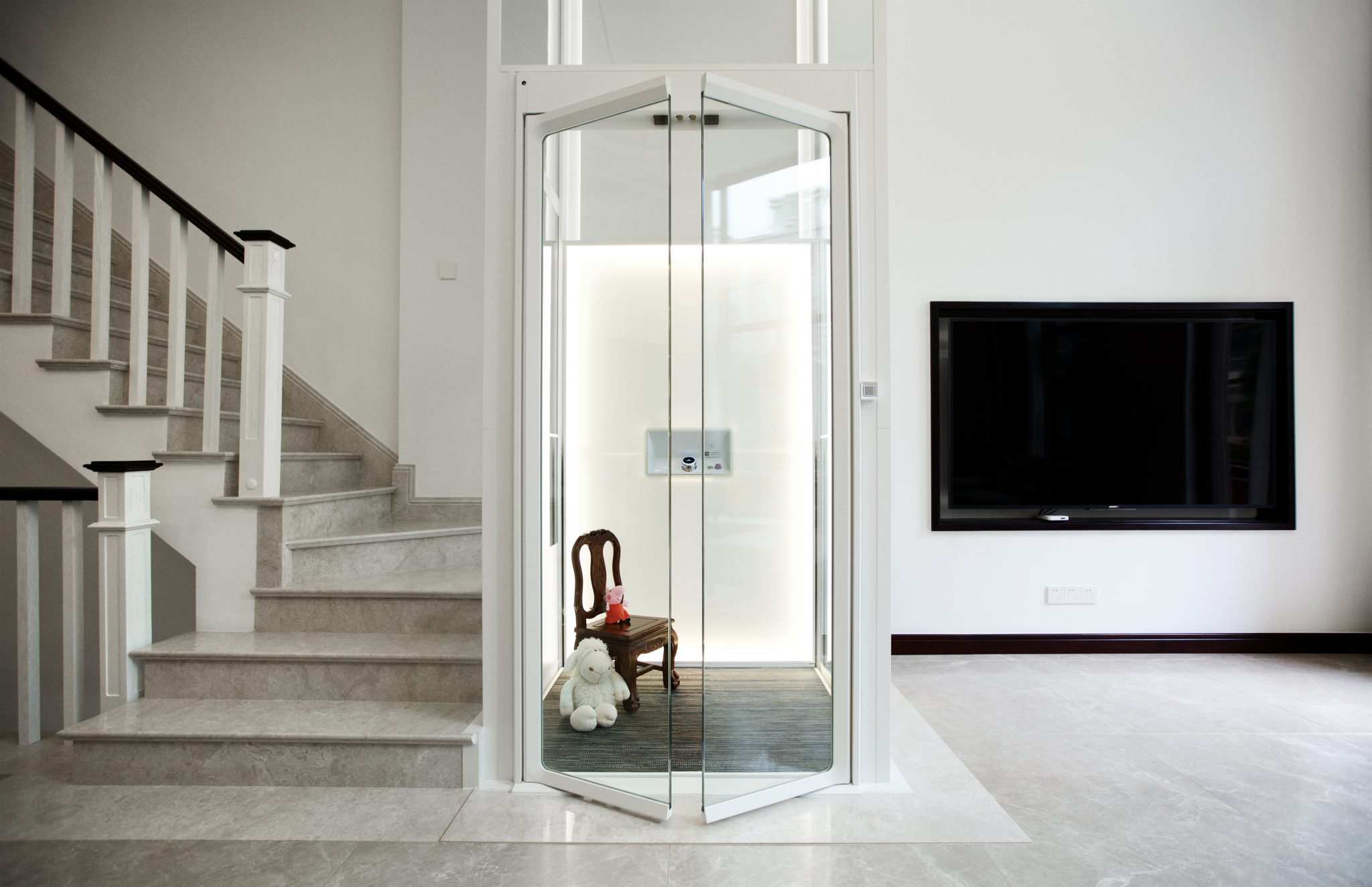 Bản vẽ kỹ thuật thang máy Homelift – Đối trọng sau